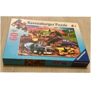 Ravensburger Construction Puzzle 60 Pc Kids Ages 4+ Vehicles Scene Fun Learning